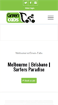 Mobile Screenshot of greencabs.com.au